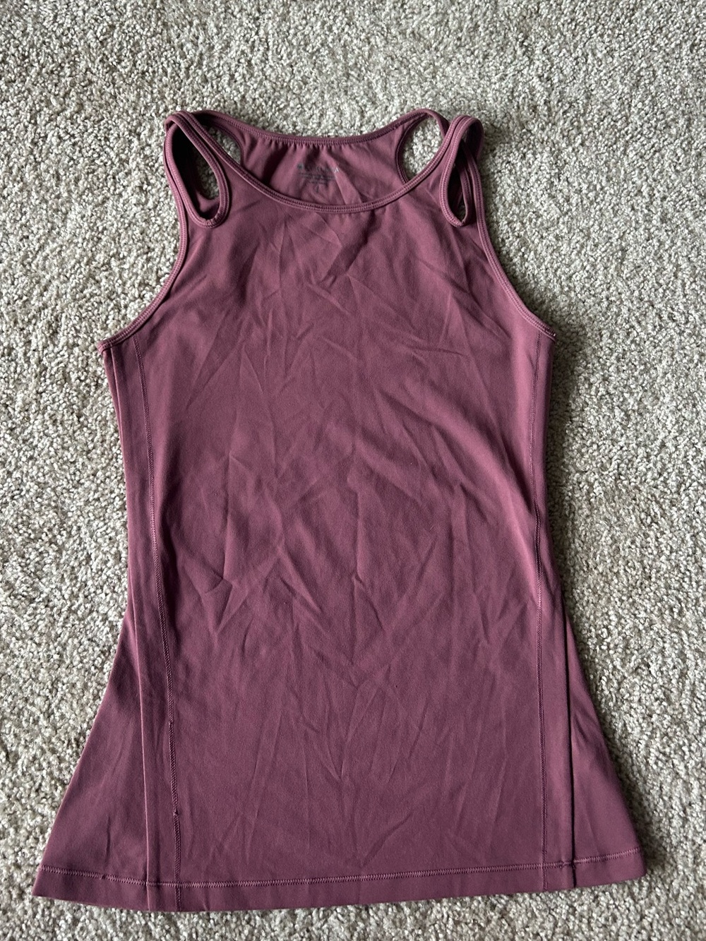 Athleta Mauve Racerback Tank Top